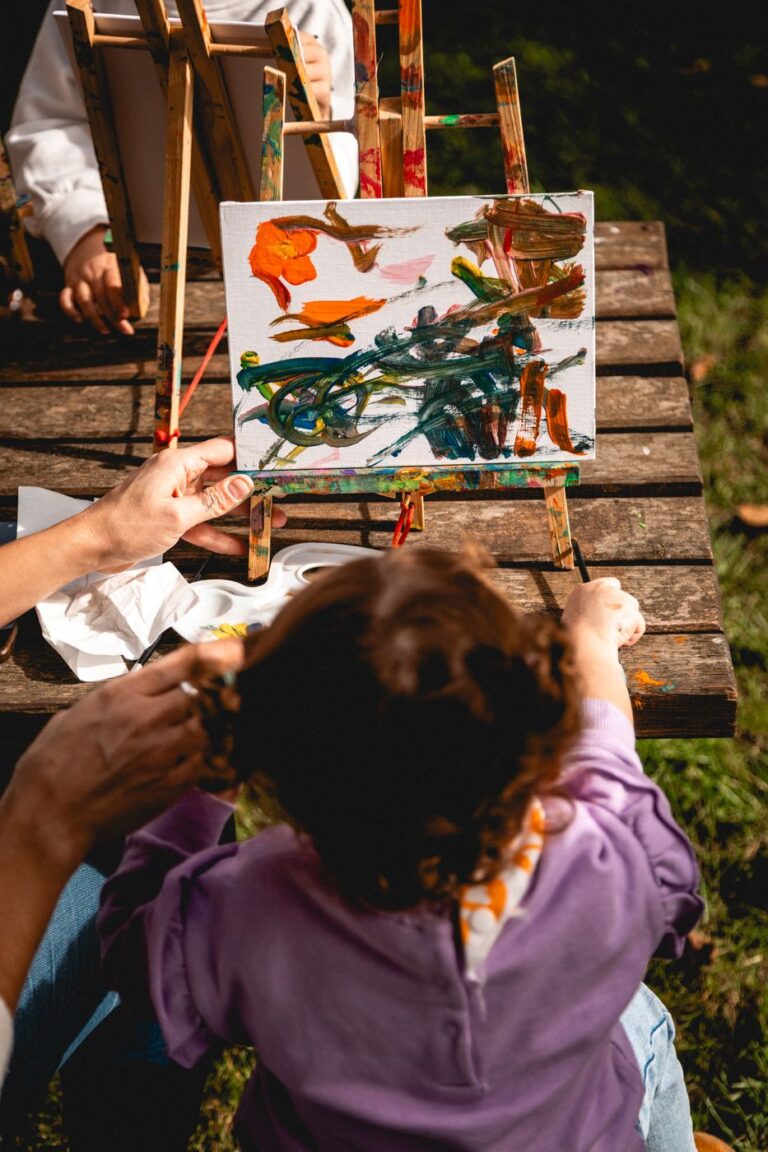 Laboratorio creativo per bambini a un evento Ok ti ci porto (3)