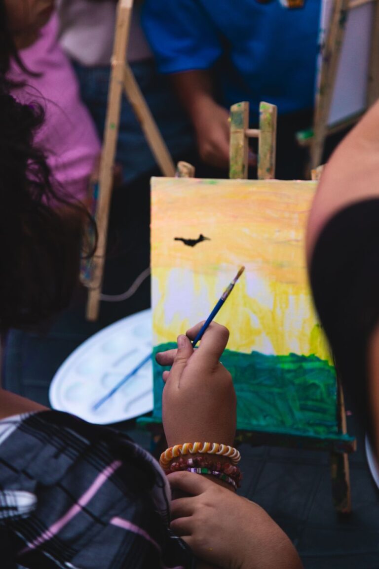 Laboratorio creativo per bambini a un evento Ok ti ci porto (7)